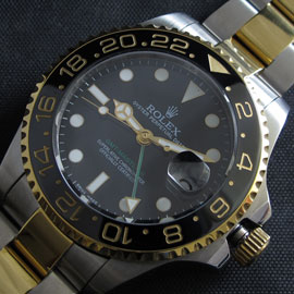 レプリカ時計ロレックス GMT Master II ， Asian 21600振動