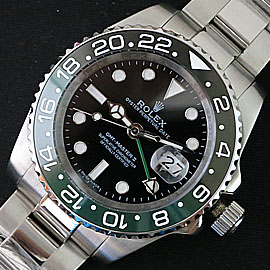 レプリカ時計ロレックス GMT Master II GMT針単独調整可能モデル